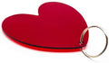 Key Q Oversized Key Chain Acrylic Key Tag Red Heart